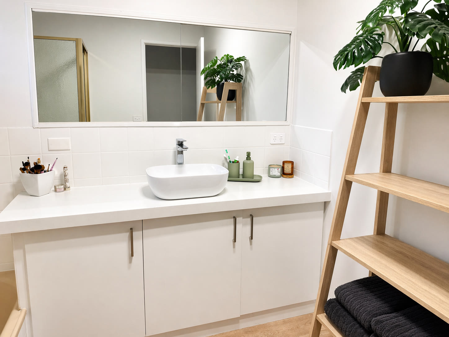 The bathroom